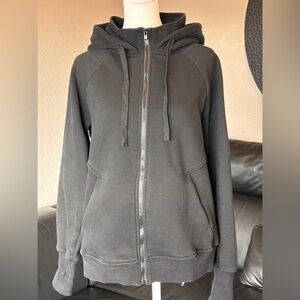 Source Unknown Black Full-Zip Hoodie, washed and worn once! Nice fabric!